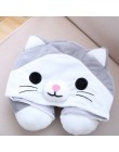 Jednorożec śliczne Cute Cartoon poduszka w kształcie litery U poduszki Totoro Cat miękkie z kapturem poduszka na szyję biuro pod