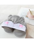 Jednorożec śliczne Cute Cartoon poduszka w kształcie litery U poduszki Totoro Cat miękkie z kapturem poduszka na szyję biuro pod