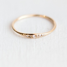 Luksusowe Srebrny Rose Gold Wesele Band Pierścień Proste Obrączki Biżuteria Dla Kobiet Biżuteria zakochanej Przyczyn