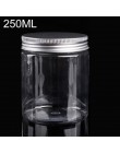 30/40/50/60/80/100/120/200/250ML kosmetyczne podróży puste butelki Jar okrągły pokrywa aluminiowa pokrywa plastikowe balsam do m