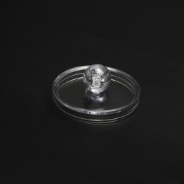 Dwuwarstwowy akrylowy przenośny okrągły pojemnik pudełko do przechowywania Qtips uchwyt makijaż organizator bawełna i Pad Box ko