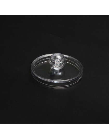 Dwuwarstwowy akrylowy przenośny okrągły pojemnik pudełko do przechowywania Qtips uchwyt makijaż organizator bawełna i Pad Box ko