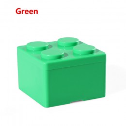 Kreatywny pojemnik do przechowywania Vanzlife kształty bloków konstrukcyjnych z tworzywa sztucznego oszczędność miejsca pudełko 