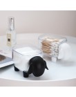1 sztuk kreatywny Mini plastikowe wacik pudełko do przechowywania słodkie owce odporne na kurz bawełny kosmetycznej pudełko do p