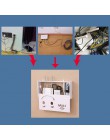 Bezprzewodowy router Wi-Fi pudełko z drewna i tworzywa sztucznego półka ścienna wiszące wtyczki pokładzie uchwyt pudełko do prze