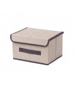 2 rozmiary pudełka do przechowywania z pokrywkami bez zapachu tkanina poliestrowa wyczyść kosze do przechowywania pojemniki poje