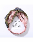 Moda Kratę Węzeł Pałąk Turban Elastyczna Hairband Szef Wrap Akcesoria do Włosów dla Kobiet Dziewczyny Paski Czapki Akcesoria