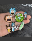 Panna Zoe Rick i Morty Klasyczne Kreskówki ikony Stylu Szkliwa pin Badge Przyciski Broszka Anime Miłośników Koszula Kurtka Dżins