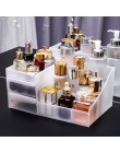 Plastikowy pojemnik do przevhowywania Box makijaż szuflady organizator Box pojemnik na biżuterię kuferek kosmetyczny kosmetyczne