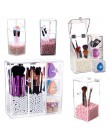 Wielu stylu PS akrylowe makijaż organizator kosmetyczne makijaż narzędzia do przechowywania perły Box Brush akcesoria organizato