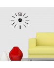 Nowoczesny Design Mini DIY duża ściana-naklejka zegar wyciszenie cyfrowy 3D ścianie duży zegar salon dekoracje do domowego biura