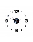 Nowy wzór zegara ściennego 3d duże lustro akrylowe zegary naklejki akcesoria do salonu dekoracyjny zegar domowy na ścianie z0315