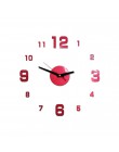 Nowy wzór zegara ściennego 3d duże lustro akrylowe zegary naklejki akcesoria do salonu dekoracyjny zegar domowy na ścianie z0315