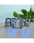 Zegarek LED Alarm zegarek ładowania USB elektroniczny cyfrowy zegary ścienne Horloge 3D Dijital Saat Home Decoration stół biurow