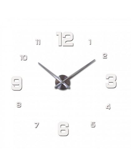 Nowy zegar ścienny zegary zegarek Horloge Murale Diy 3d akrylowa naklejka na lustro duży dom kwarcowy okrągłe igły nowoczesne da