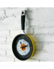 Sztućce projekt kreatywny omlet garnek kształt kuchnia zegar kreatywny nowoczesna dekoracja domu wiszące tabeli