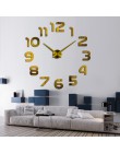 Top moda 3d zegar ścienny reloj de pared zegarek kwarcowy nowoczesne diy zegary ścienne pokój dzienny duże dekoracyjne horloge m