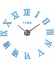 Nowy zegar ścienny zegarek zegary reloj de pared dekoracji domu 3d akrylowe specjalne naklejka do zrobienia w domu salon igły