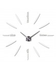 Sprzedaż nowy zegarek zegar zegary ścienne naklejki Diy 3d akrylowe lustro dekoracyjne kwarcowy balkon/dziedziniec igły nowoczes