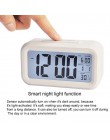 1 sztuk LED cyfrowy budzik zegar elektroniczny wyciszenie podświetlenie wyświetlacz temperatury i kalendarz funkcja drzemki budz