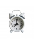 Alarm zegar w stylu Vintage Retro cichy wskaźnik zegary okrągły numer podwójny dzwon głośny budzik nocna lampka nocna wystrój do