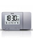 FanJu FJ3531 projekcja budzik z projekcją temperatury i czasu/ładowarka USB/temperatury i wilgotności w pomieszczeniach zegar na