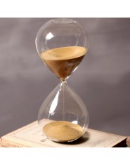 60 minut czas klepsydra wysokość 24cm kreatywny prezent szklana klepsydra klepsydra złoty piasek do dekoracji domu reloj de aren