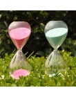 30 minut przezroczyste szkło piasku klepsydra kreatywne klepsydra timer zegar odliczania, walentynki prezenty wystrój domu