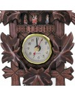 Kreatywny domu dekoracyjne ptak zegar ścienny wiszące drewno zegar z kukułką salon zegar wahadłowy akcesoria do dekoracji domu