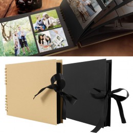 80 stron albumy ze zdjęciami papier do notatnika DIY Craft Album Scrapbooking Album na zdjęcia na ślub prezenty na rocznicę ksią