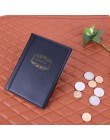 120 kieszenie PVC Mini monety kolekcja albumów książka Penny pamiątkowa moneta album do przechowywania książka monety posiadacze