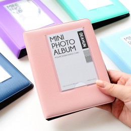 64 kieszenie Mini natychmiastowy album na zdjęcia Polaroid obraz Case dla Fujifilm Instax Mini Film 7s 8 25 50s 90 instax mini P