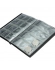 W modnym stylu 120 otwory monety posiadacze album zbieranie organizer na pieniądze torby do przechowywania śliczne losowe kolory