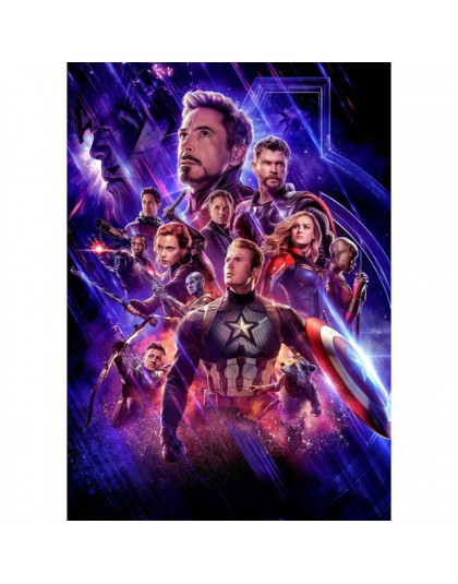 Avengers końcówki film Iron Man kapitan ameryka plakat na płótnie Decor drukuj malarstwo Wall Art dla Bar Cafe dzienny pokój syp