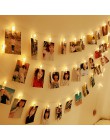 Photo Hanging Clips String Light Photo Collage Display Led Twinkle Light with Clip Home Bedroom Wall Decoration for Picture Card