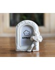 Biały Mini ramka na zdjęcia do uroczego dziecka, w kształcie serca w kształcie serca ramki na zdjęcia Home Decor, porta Retrato 