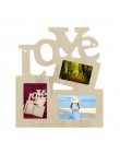 Home Decor drewniane ramka na zdjęcia ramka albumu DIY rzemieślnicze zdjecie ramkę Hollow Love Letter rodzina ramka na zdjęcia u