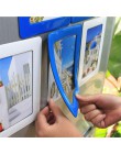 Kolorowe magnetyczne ramki do zdjęć 11.8*16 cm magnesy fotograficzne Photoframe Refrigerato dekoracja domowa z PCW nowoczesne ma