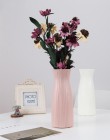 Origami wazon plastikowy mleczny biały imitacja ceramiczna doniczka na kwiaty kosz na kwiaty wazon dekoracji domu Nordic dekorac