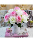 Imitacja Rrattan wazon wystrój akcesoria nowoczesne z tworzywa sztucznego kwiat wazon doniczka 1 sztuk dekoracja ślubna do domu 