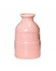 Europejski profil towarzyszem diament nowoczesny waza porcelanowa ceramiczne mody Flowerp wystrój domu wazony pokój do nauki kor