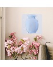 Nowoczesny przylepny silikonowy wazon na ścianę witrynę stylowa ekspozycja kwiatów ozdobny dekoracyjny