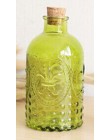 Nowy 2019 Zakka Retro wazon rzeźbione korek butelka szklana butelka blat wazon z korka