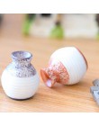 Żywica miniaturowe małe usta wazon akcesoria DIY Craft akcesoria dekoracja do przydomowego ogrodu akcesoria K10