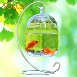 Kreatywne akwarium szklany wazon akwarium wiszący wazon dekoracja akwarium bez półki