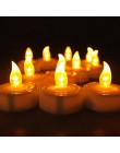 24 sztuk LED świeczki tea light Householed Velas Led zasilane baterią bezpłomieniowe świece kościół i Decoartion domu i oświetle