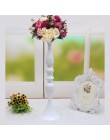 3 kolory metalowe świeczniki 50 cm/20 "kwiat stojak na wazon świecznik ślub tabela budynkiem zdarzeń ołowiu drogowego świeczniki