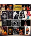 Jim whisky w stylu Vintage metalowa plakietka emaliowana Pub kasyno domu dekoracje barowe płyta Billboard malowanie zimne piwo w