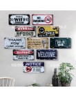 [SQ-DGLZ] witamy/WIFI tablice rejestracyjne dekoracje ścienne do sklepu toalety znak blaszany Vintage przewodnik drogowy metalow