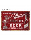 Emaliowane metalowe tabliczki marki piw dla mężczyzny idealne na prezent do baru warsztatu kolorowe loft dekoracja ścienna